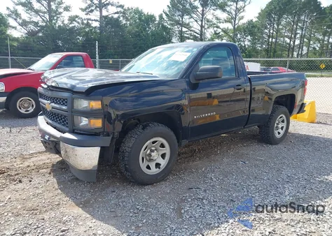 2015 Chevrolet Silverado 1500 Wt из США, поврежденный, VIN 1GCNCPEH6FZ171764